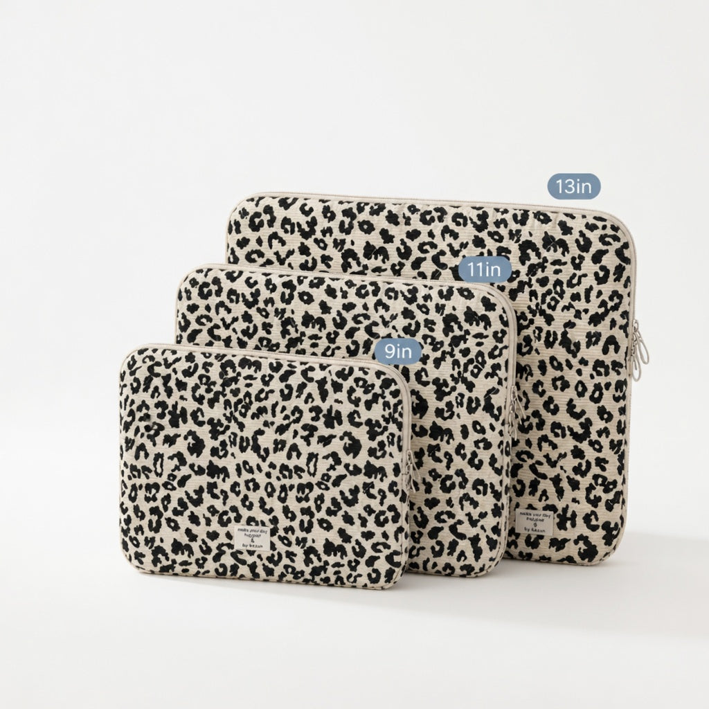 Quilted Laptop Sleeve | Floral & Solid Styles | 11, 13 & 15 Inch