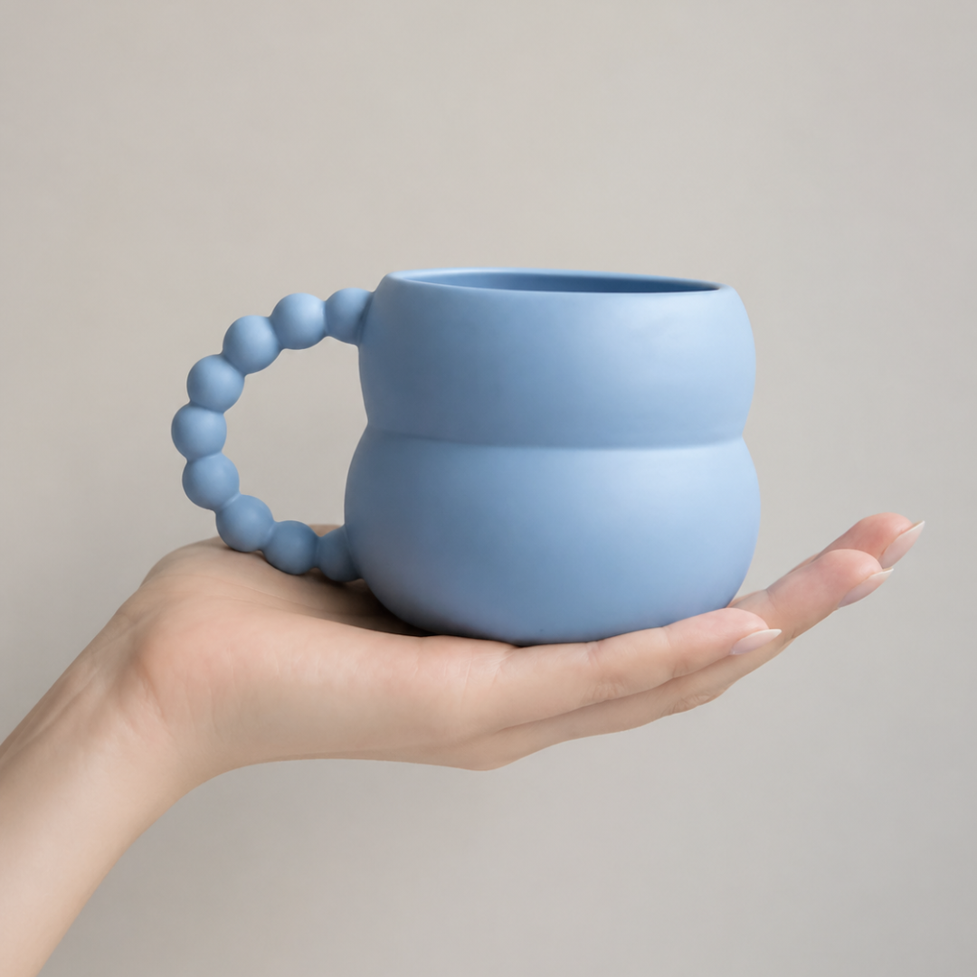 Ceramic Mug – Handcrafted Style, 250 ml