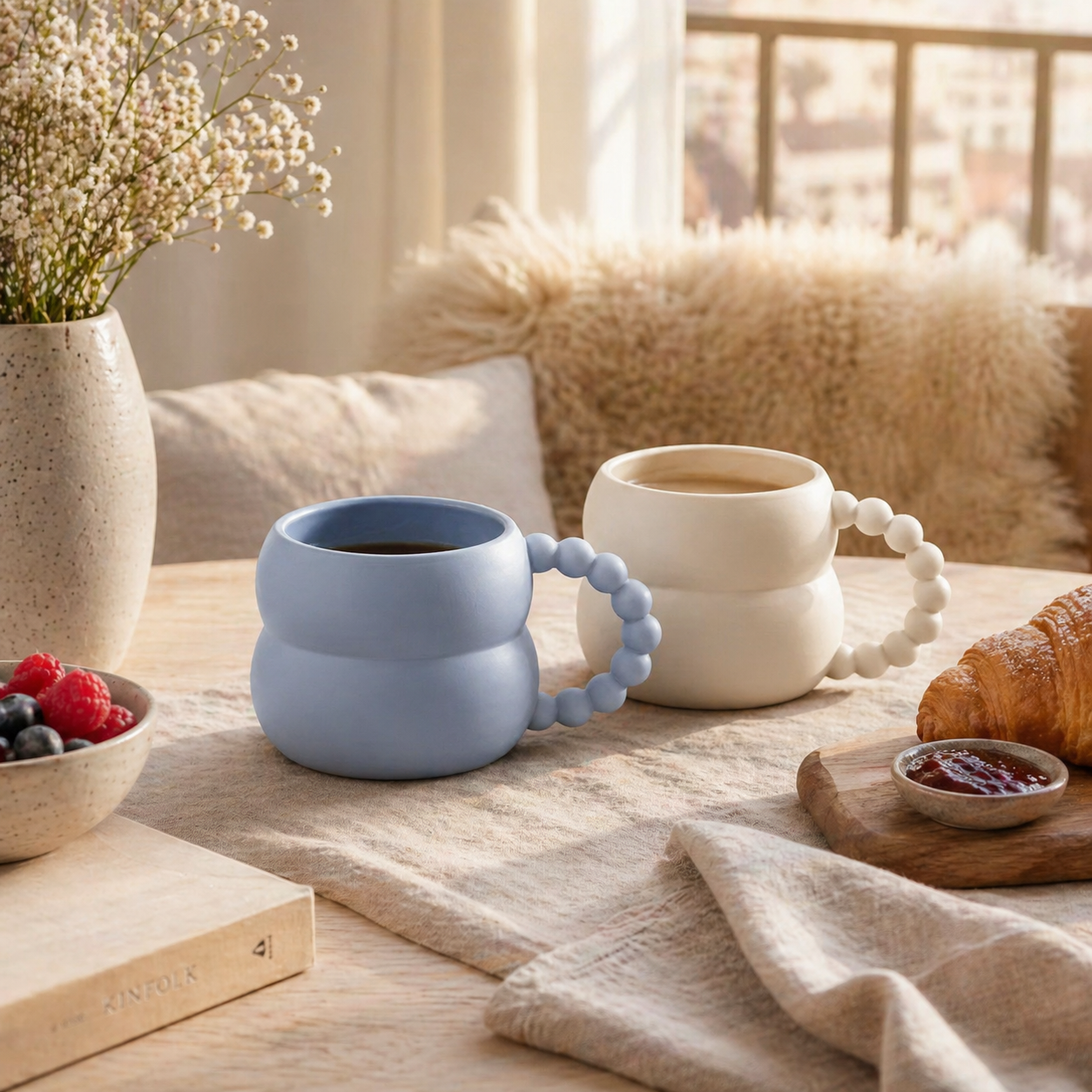 Ceramic Mug – Handcrafted Style, 250 ml