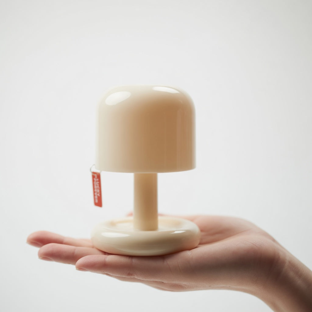 Mushroom LED Night Light | USB Rechargeable | Dimmable Touch Lamp | Home & Bedroom Decor