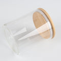 Glass Storage Jars with Bamboo Lids | Set of 5 | Airtight Kitchen Canisters