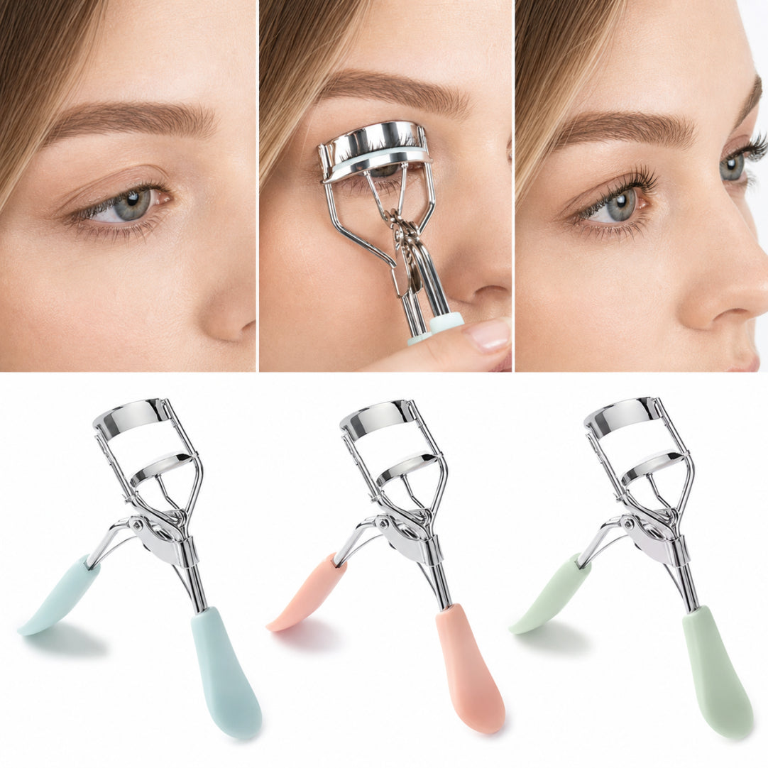 Stainless Steel Eyelash Curler | Portable & Long-Lasting Curl