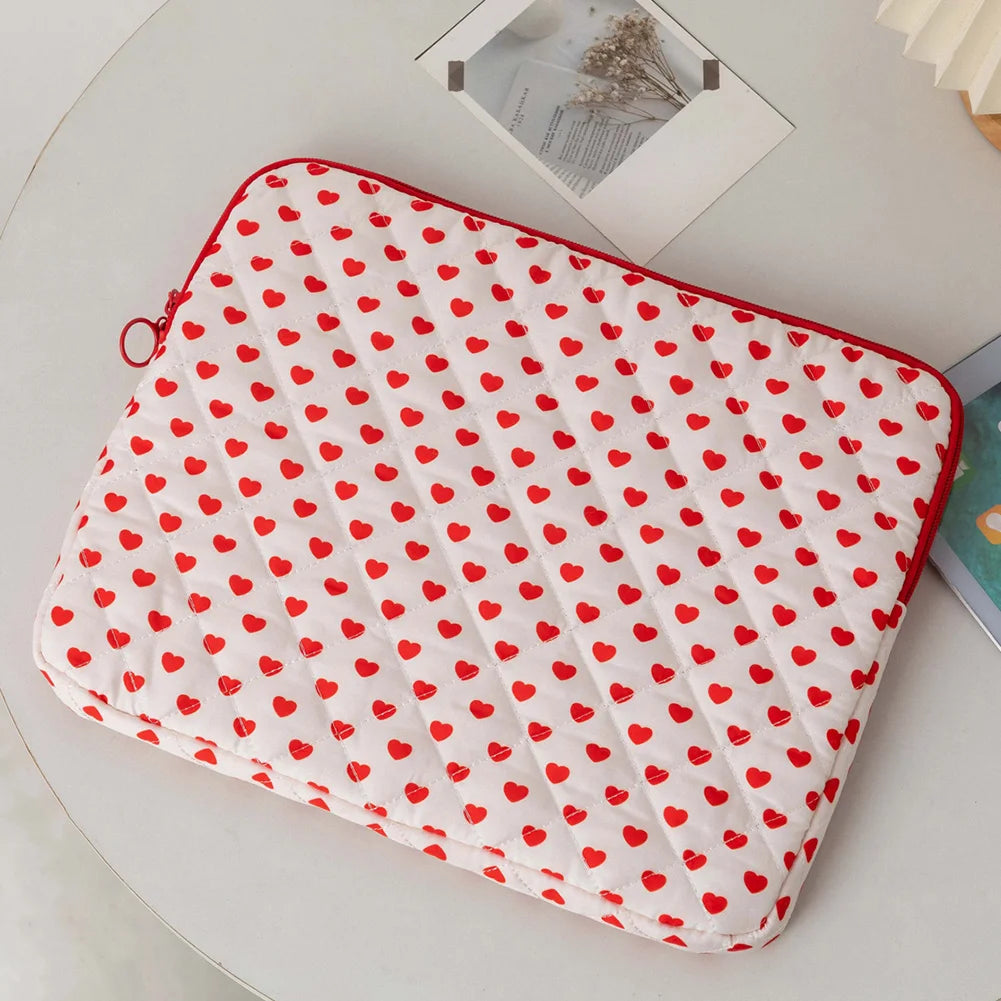 Quilted Floral Laptop Sleeve | 11, 13 & 15 Inch | 8 Colours