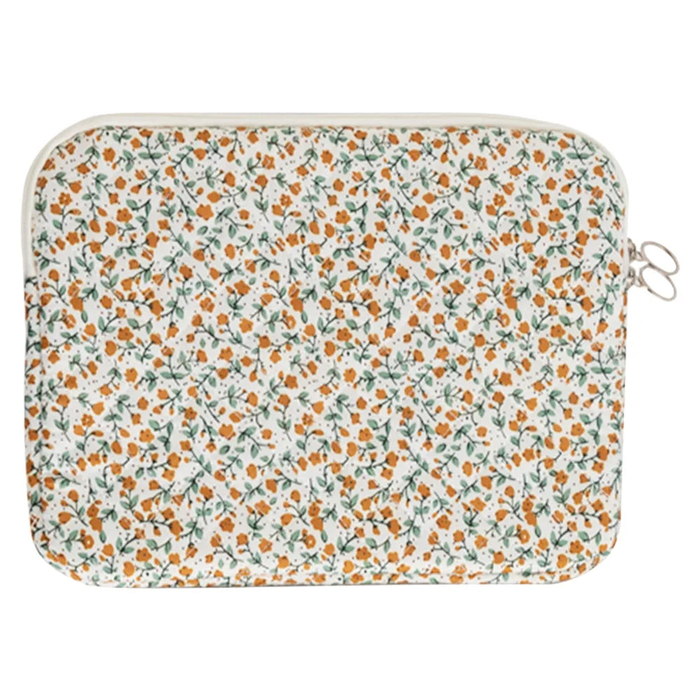 Quilted Laptop Sleeve | Floral & Solid Styles | 11, 13 & 15 Inch