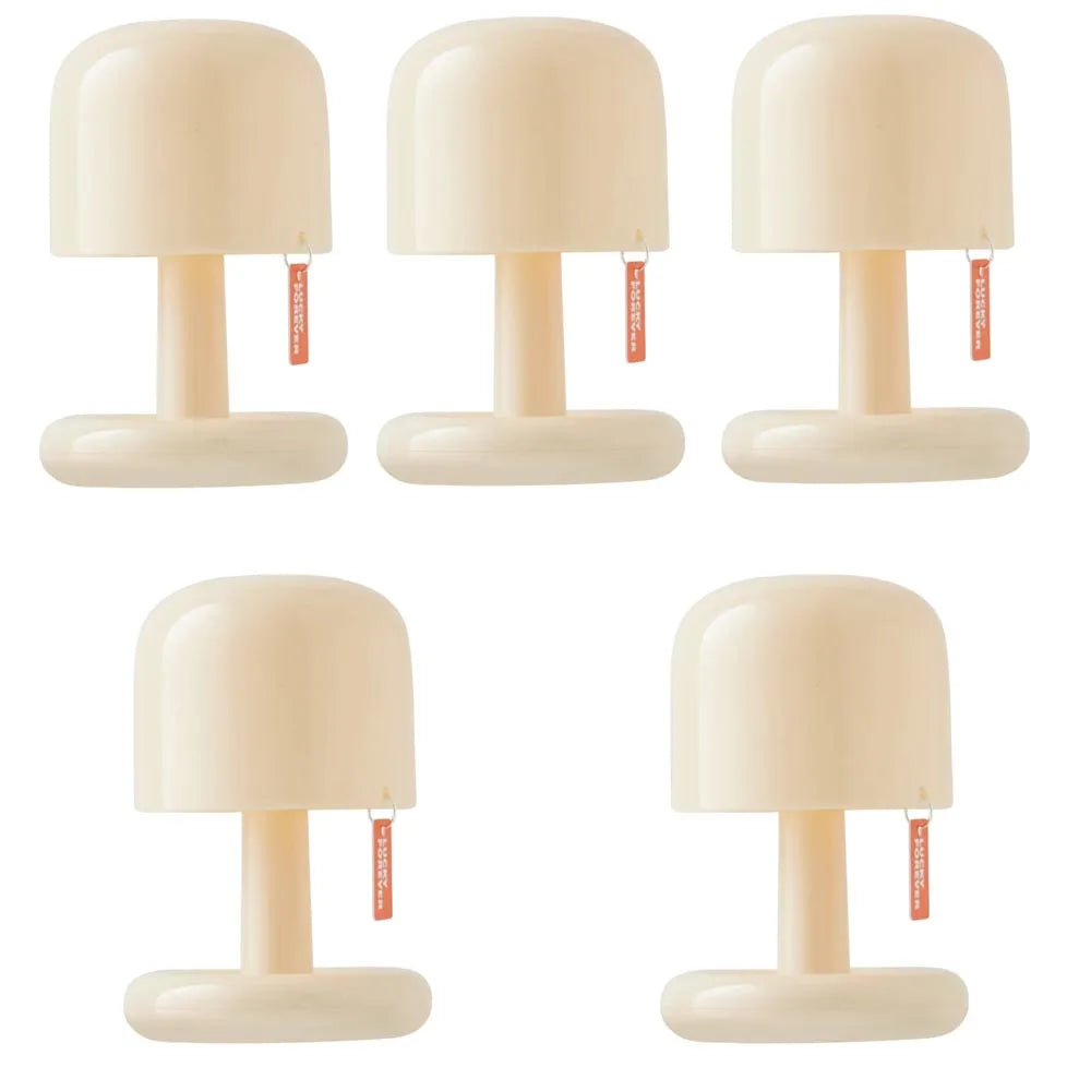 Mushroom LED Night Light | USB Rechargeable | Dimmable Touch Lamp | Home & Bedroom Decor