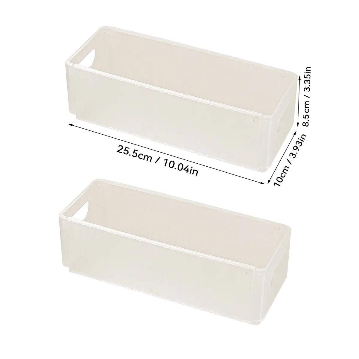 Foldable Kitchen Storage Box | Seasoning & Food Organiser | Beige & Clear