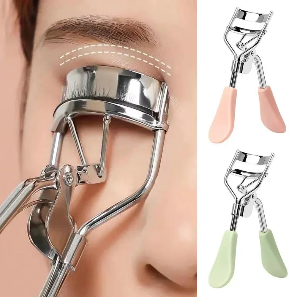 Stainless Steel Eyelash Curler | Portable & Long-Lasting Curl