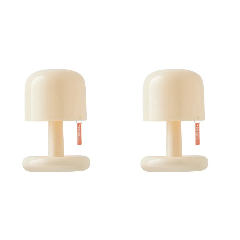 Mushroom LED Night Light | USB Rechargeable | Dimmable Touch Lamp | Home & Bedroom Decor