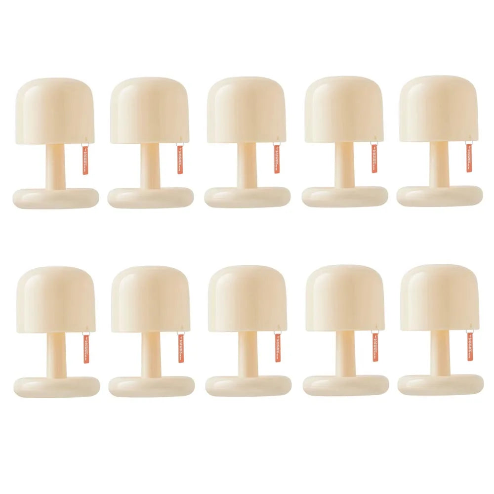 Mushroom LED Night Light | USB Rechargeable | Dimmable Touch Lamp | Home & Bedroom Decor