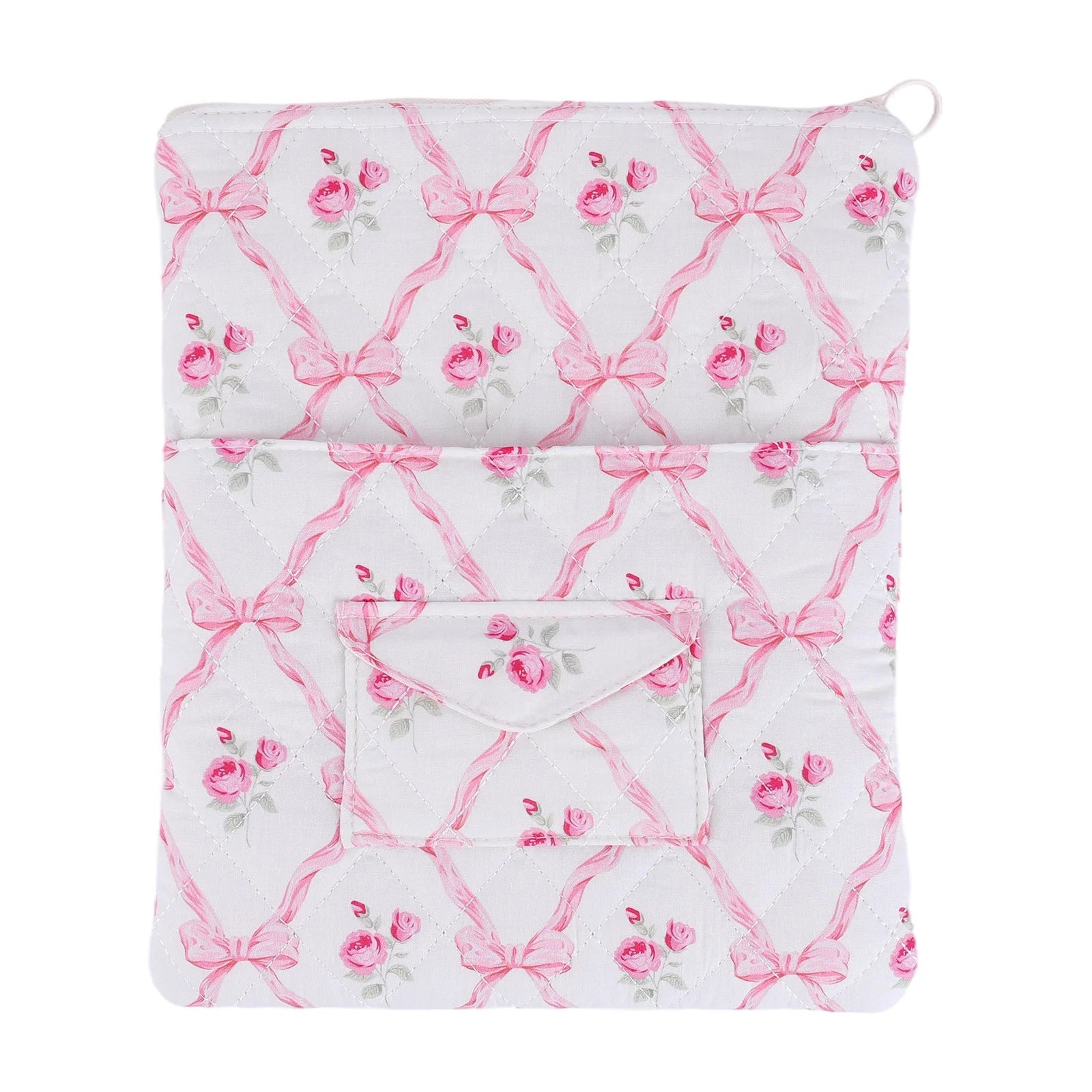 Quilted Laptop Sleeve | Floral & Solid Styles | 11, 13 & 15 Inch