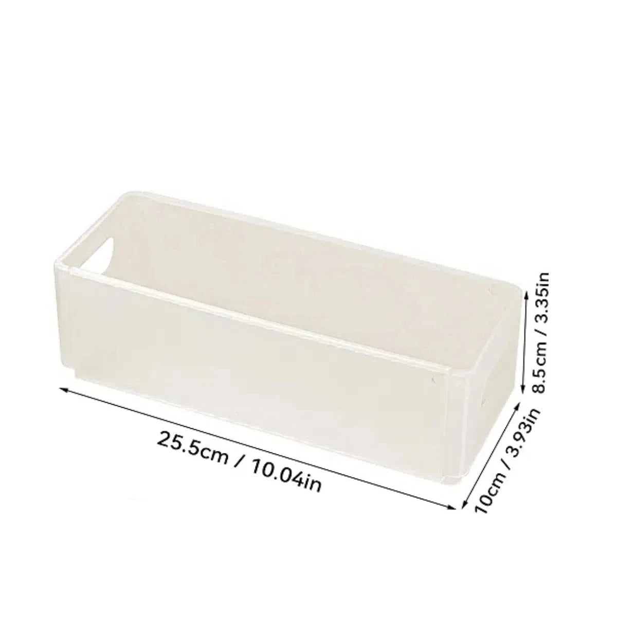 Foldable Kitchen Storage Box | Seasoning & Food Organiser | Beige & Clear