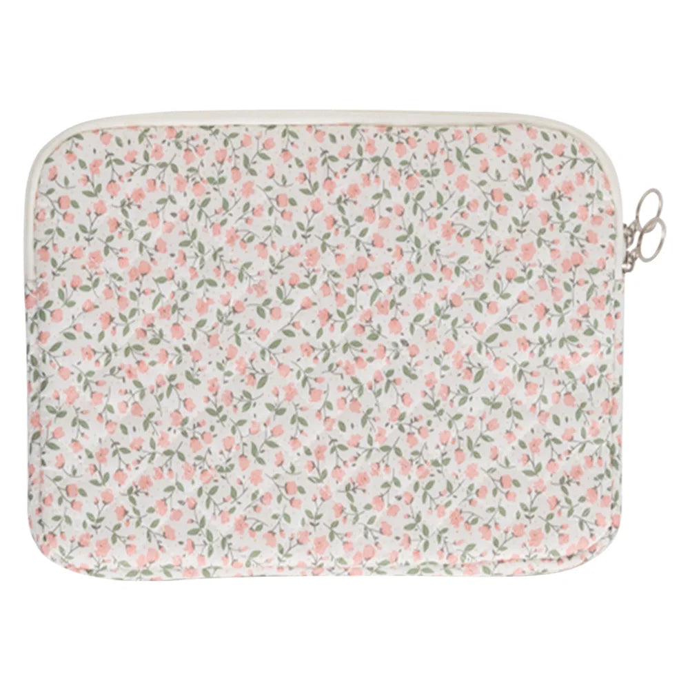 Quilted Laptop Sleeve | Floral & Solid Styles | 11, 13 & 15 Inch