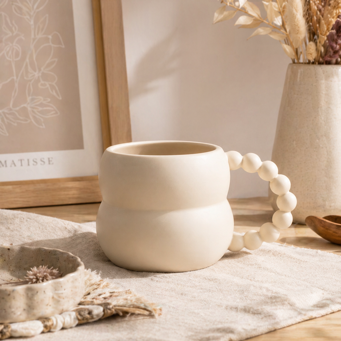 Ceramic Mug – Handcrafted Style, 250 ml